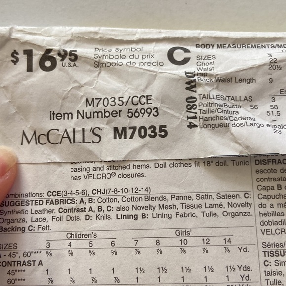 Costume Pattern - Picture 4 of 5